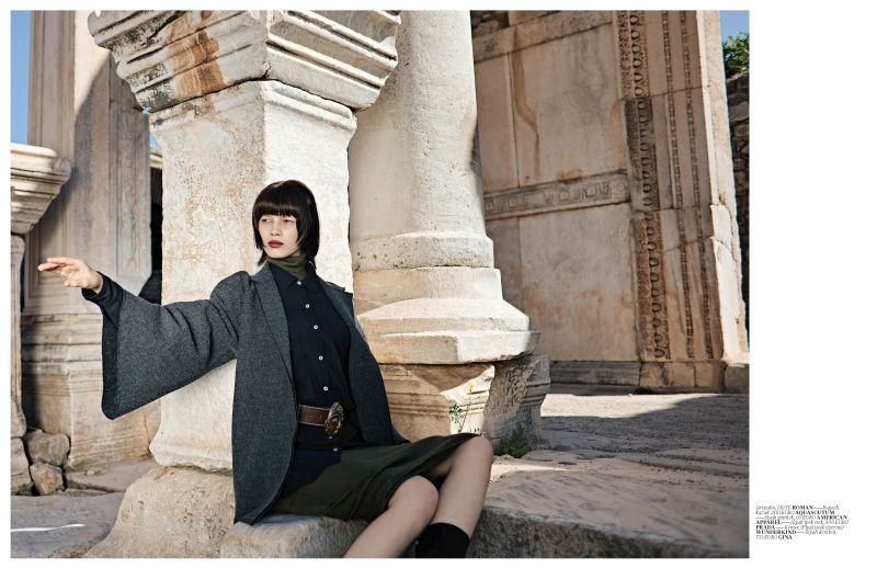 Ranya Mordanova by Ahmet Polat for Vogue Turkey January 2011
