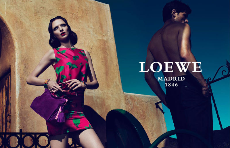 Mariacarla Boscono for Loewe Spring 2011 Campaign by Mert & Marcus
