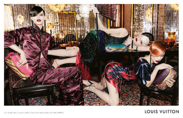 Louis Vuitton Spring 2011 Campaign | Freja Beha Erichsen, Kristen McMenamy & Raquel Zimmermann by Steven Meisel