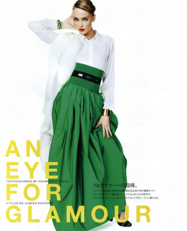 Snejana Onopka by Giampaolo Sgura for Vogue Nippon February 2011