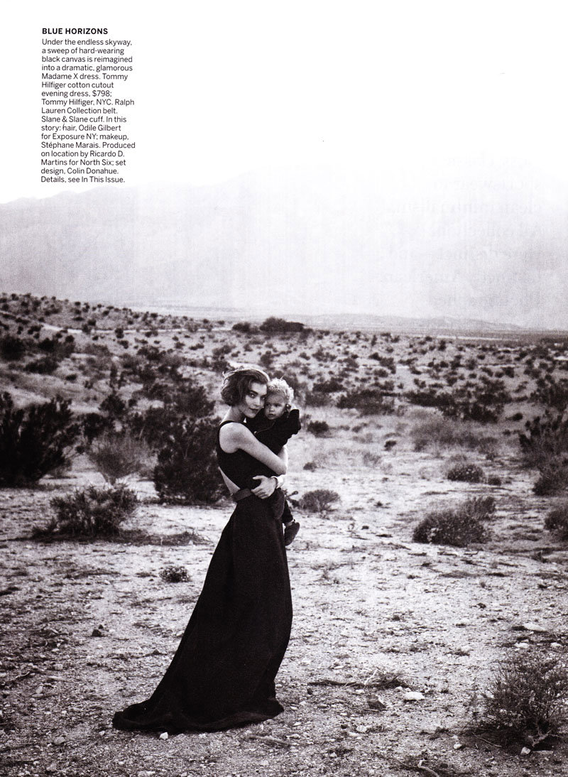 Arizona Muse by Peter Lindbergh for Vogue US February 2011