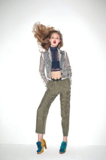 Lindsey Wixson by Terry Richardson for Opening Ceremony Spring 2011