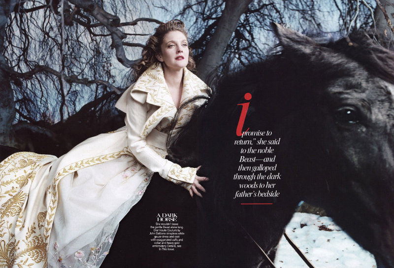 Morning Beauty | Drew Barrymore by Annie Leibovitz