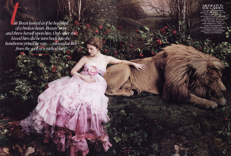 Morning Beauty | Drew Barrymore by Annie Leibovitz