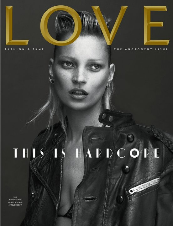 LOVE S/S 2011 Cover | Kate Moss & Lea T. by Mert & Marcus