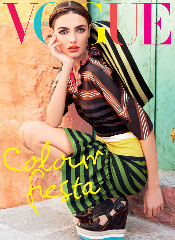 Vogue Australia March 2011 Cover | Alina Baikova by Nicole Bentley