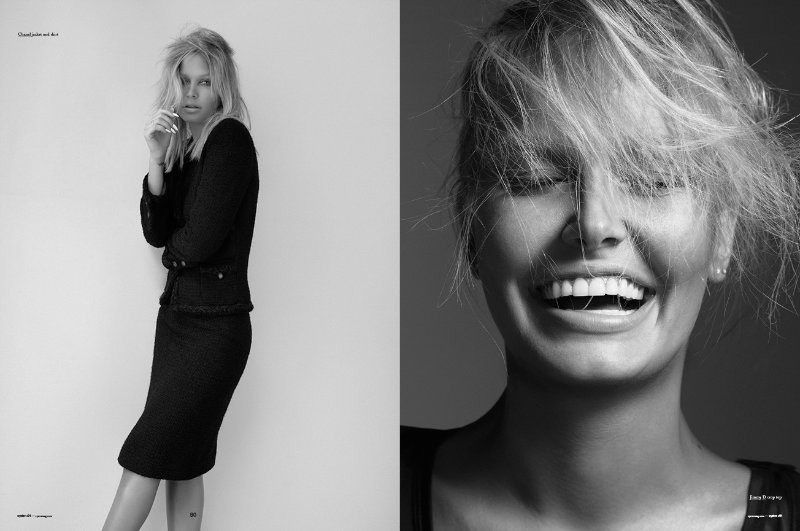 Lara Bingle for Oyster #91 by Stephen Ward & Georges Antoni