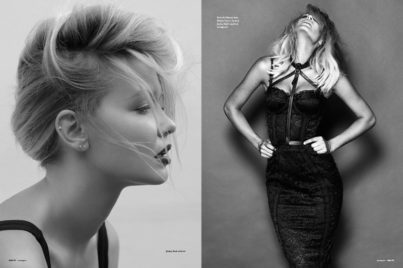 Lara Bingle for Oyster #91 by Stephen Ward & Georges Antoni