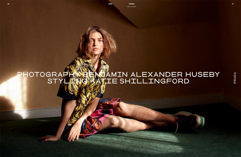 Arizona Muse for Dazed & Confused March 2011 by Benjamin Alexander Huseby