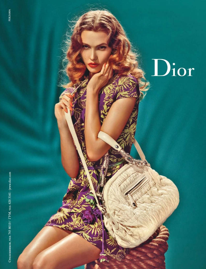 Dior Spring 2011 Campaign | Karlie Kloss by Steven Meisel