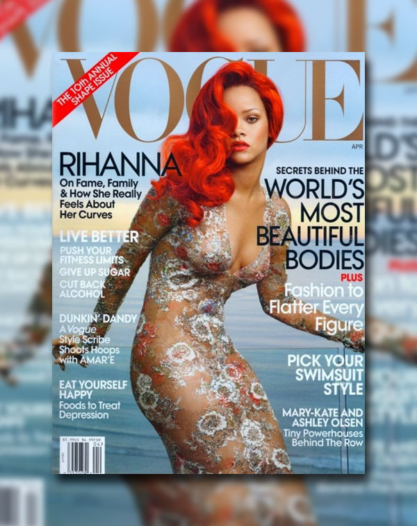 Vogue US April 2011 Cover | Rihanna by Annie Leibovitz
