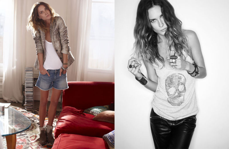 Erin Wasson for Zadig & Voltaire Spring 2011 Campaign