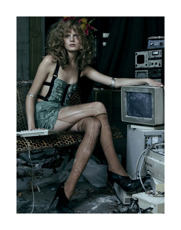 Hanne Gaby Odiele by Tesh for Vogue Korea