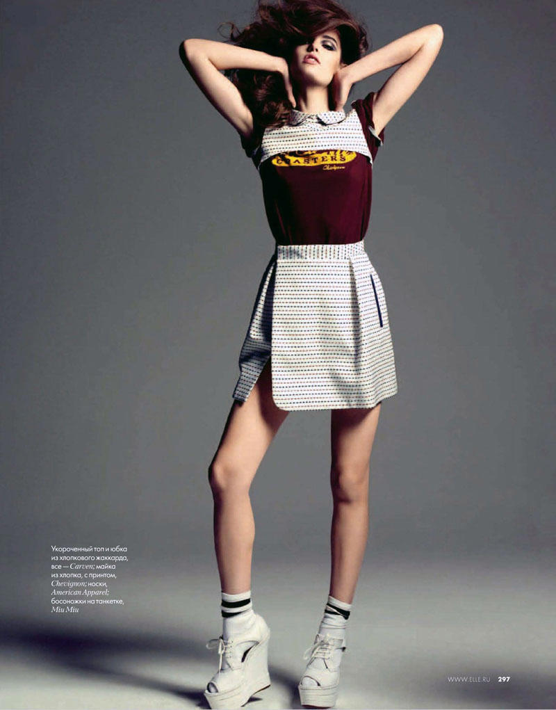 Katie Fogarty by Tesh for Elle Russia April 2011