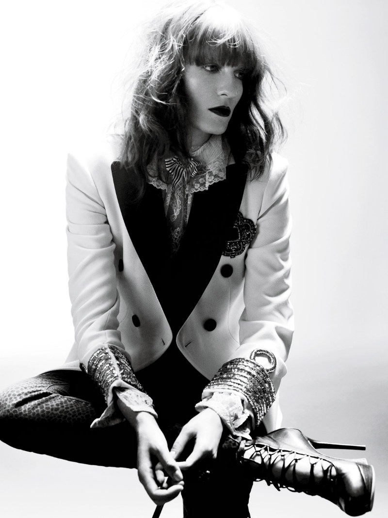 Florence Welch  by Craig McDean for Interview October 2011