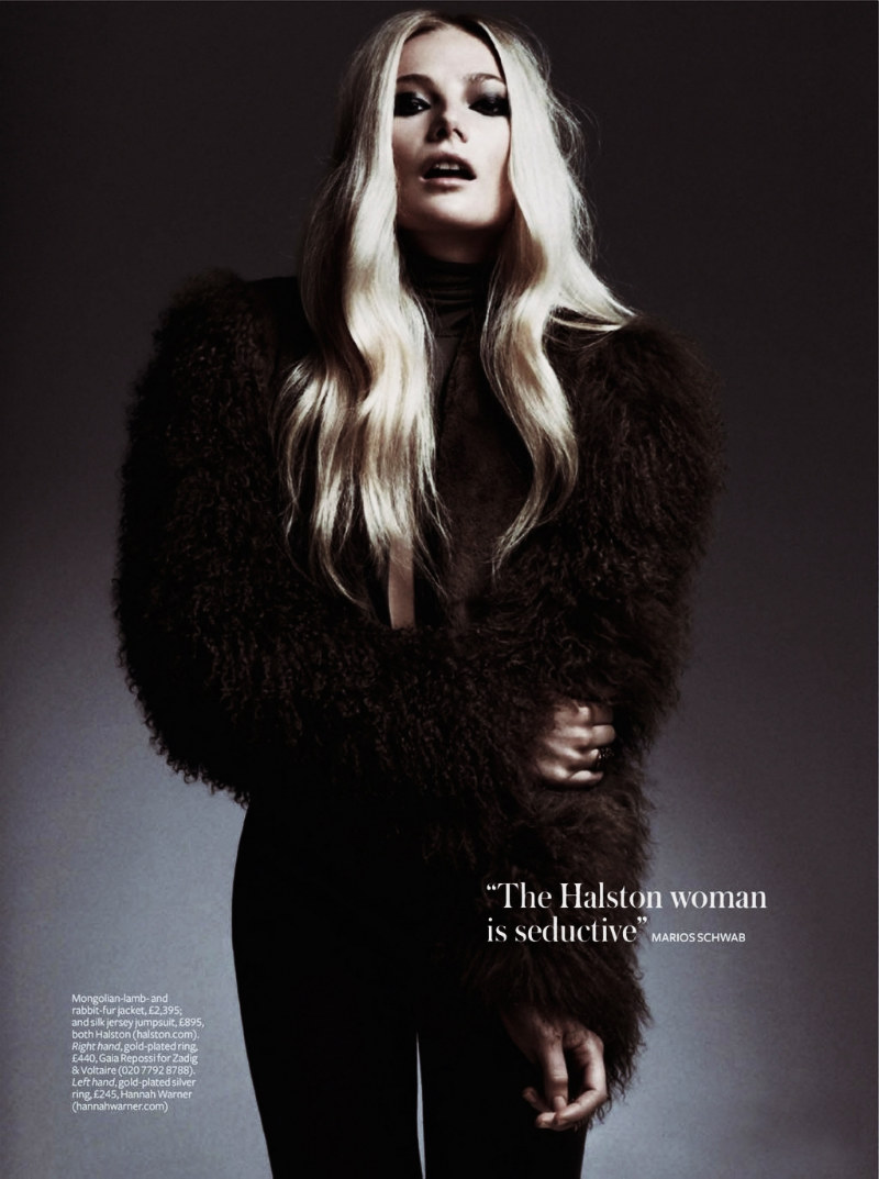 Clara Paget by Damon Baker for InStyle UK