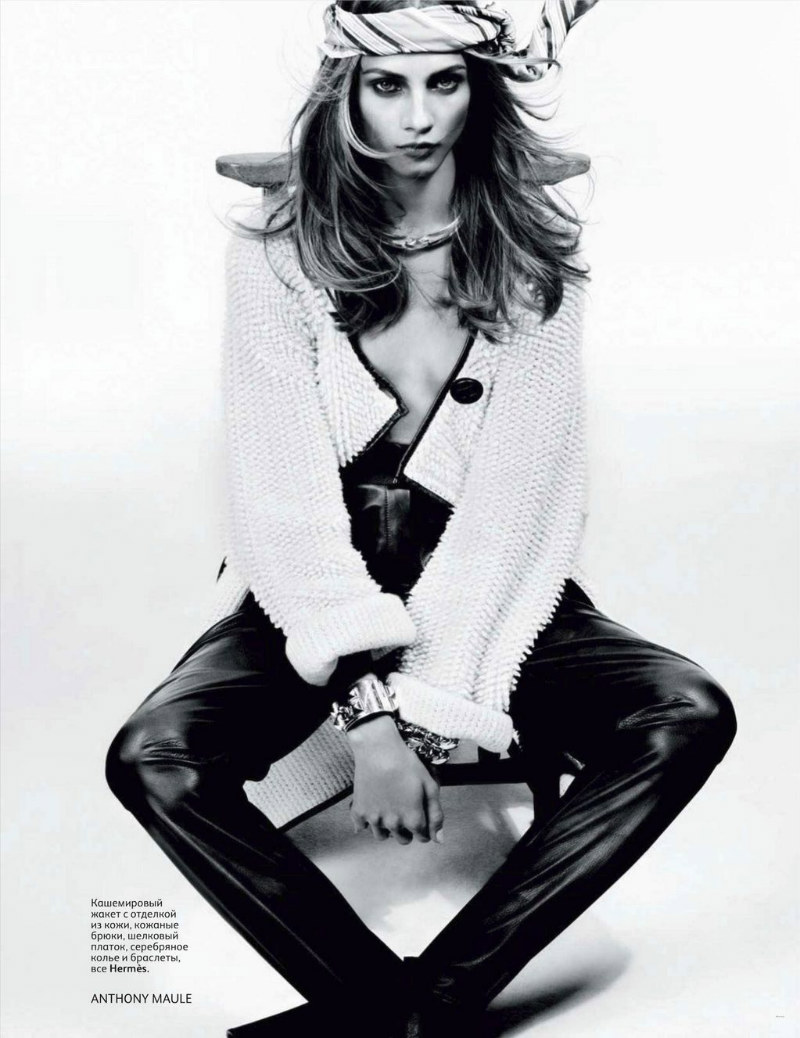 Anna Selezneva by Anthony Maule for Vogue Russia September 2011
