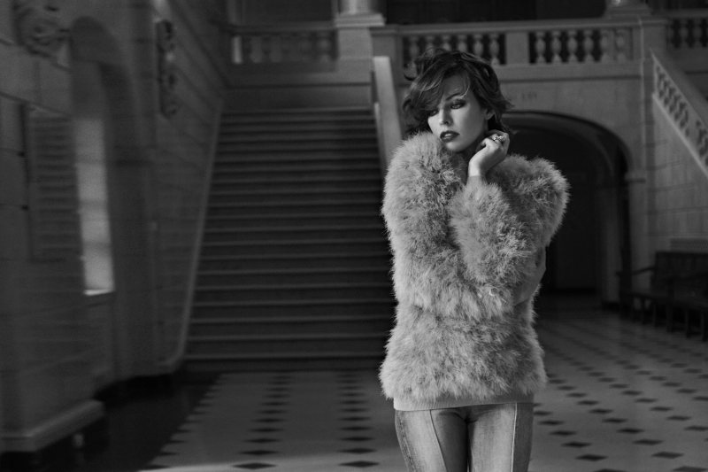 Milla Jovovich by Eric Guillemain for S Moda October 2011