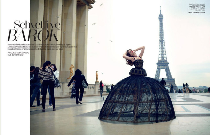 Laetitia Casta Wears Dolce & Gabbana for Vogue Turkey by Sean & Seng