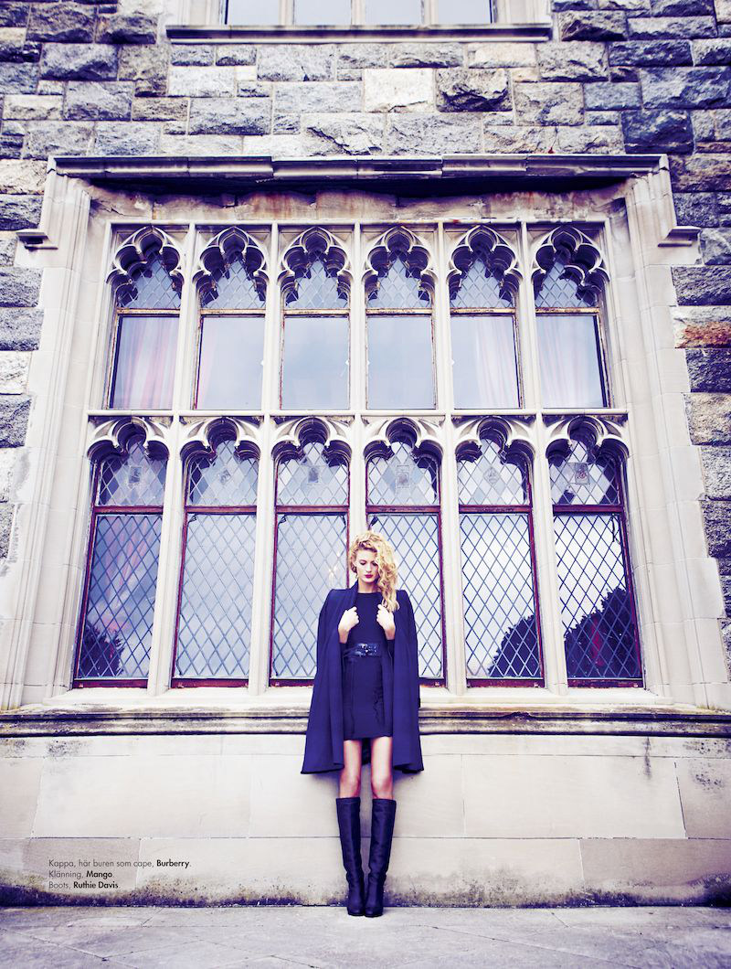 Michelle Buswell Stars in Plaza Kvinna's October 2012 Cover Story