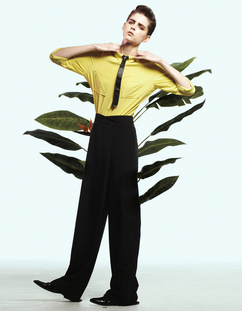 Kel Markey Makes it Menswear in Velour Magazine by Manolo Campion ...