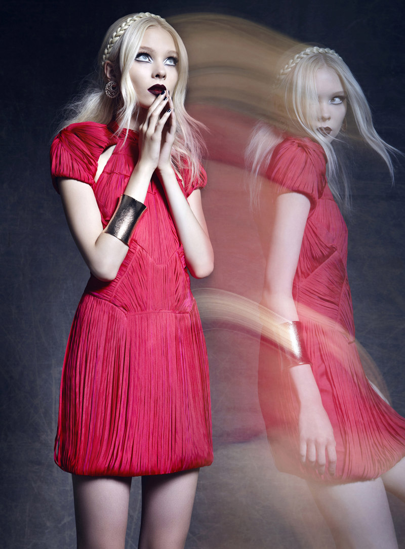 Anna Gerasimova is Hauntingly Beautiful Lensed by Koray Parlak for Elele Magazine