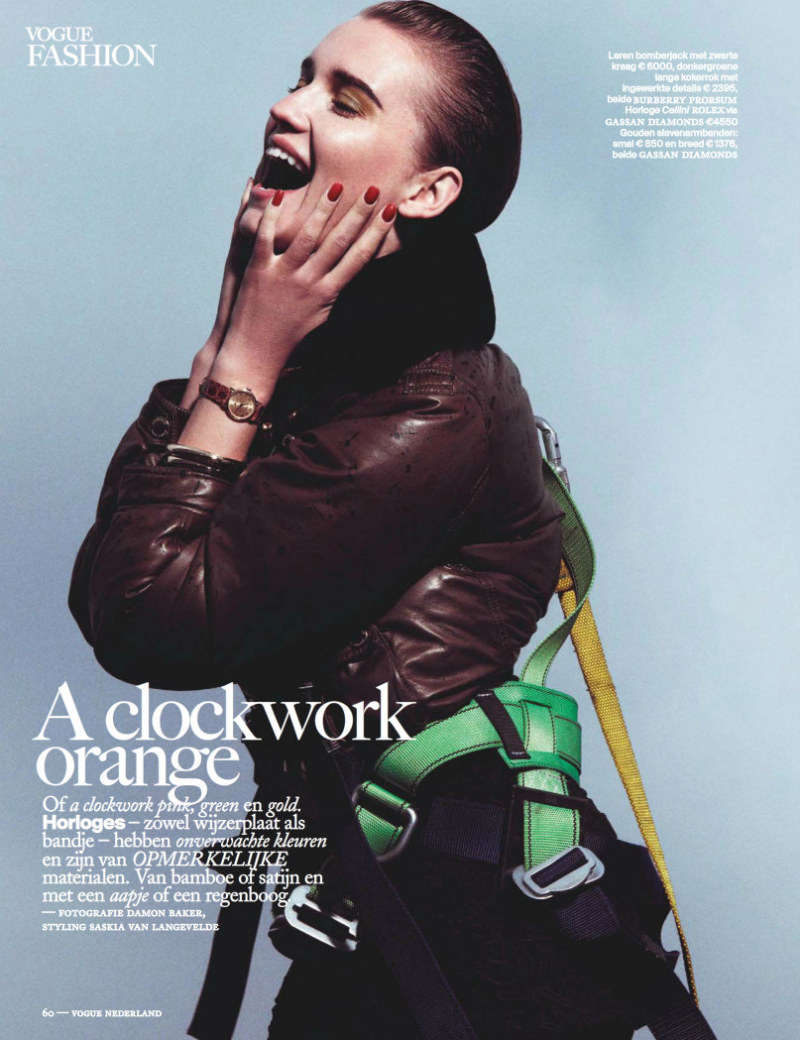 Damon Baker Captures Colorful Fall Style for Vogue Netherlands September 2012