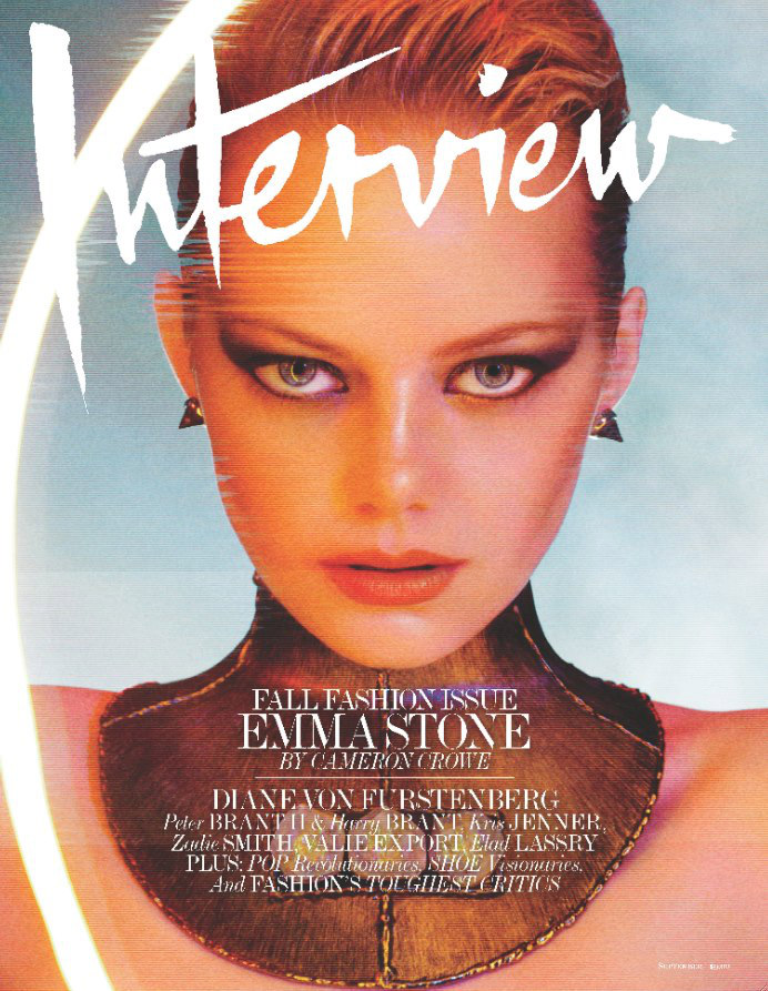 Emma Stone Lights Up Interview Magazine's September Issue