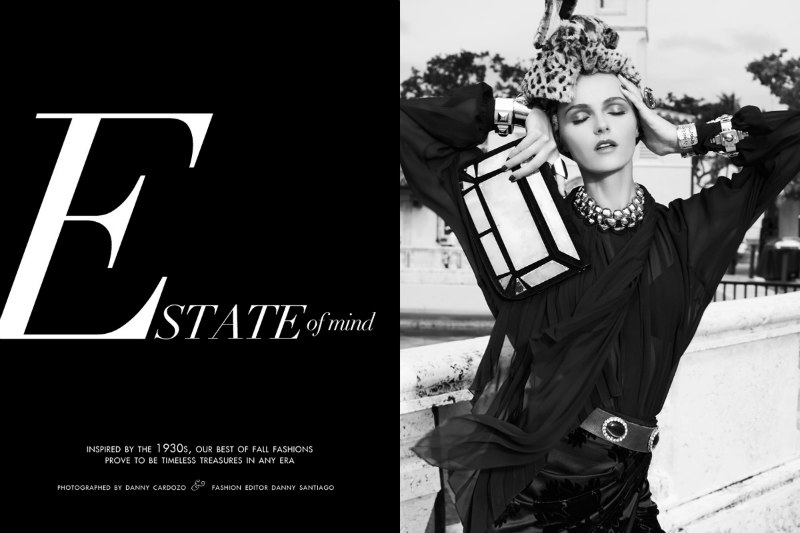 Danny Cardozo Lenses Valentina Zelyaeva in Elite Style for Fisher Island Magazine Fall 2012