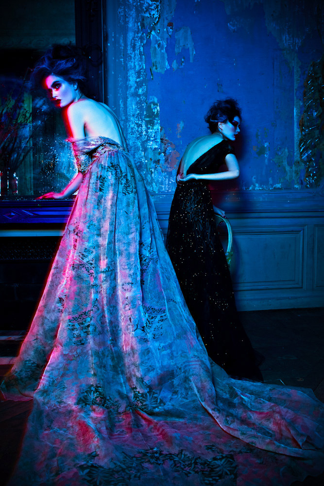 Pauline Van Der Cruysse & Zhu Lin Star in a Couture Fairytale for L'Officiel China by Michelle du Xuan