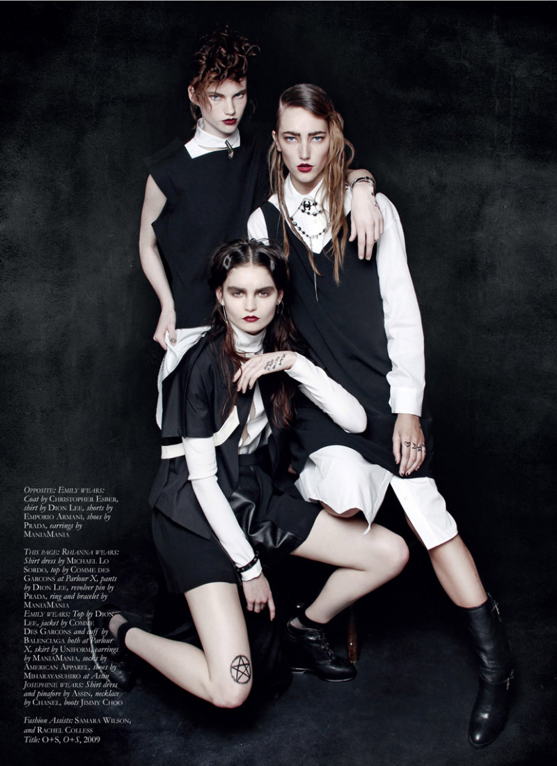 Thom Kerr Captures a Conspicuous Trio of Schoolgirls for Black Magazine #17