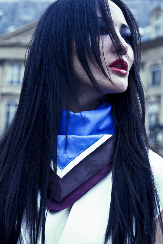 Ling Ling Kong is Sleek in Céline for L'Officiel China September 2012 by Michelle Du Xuan