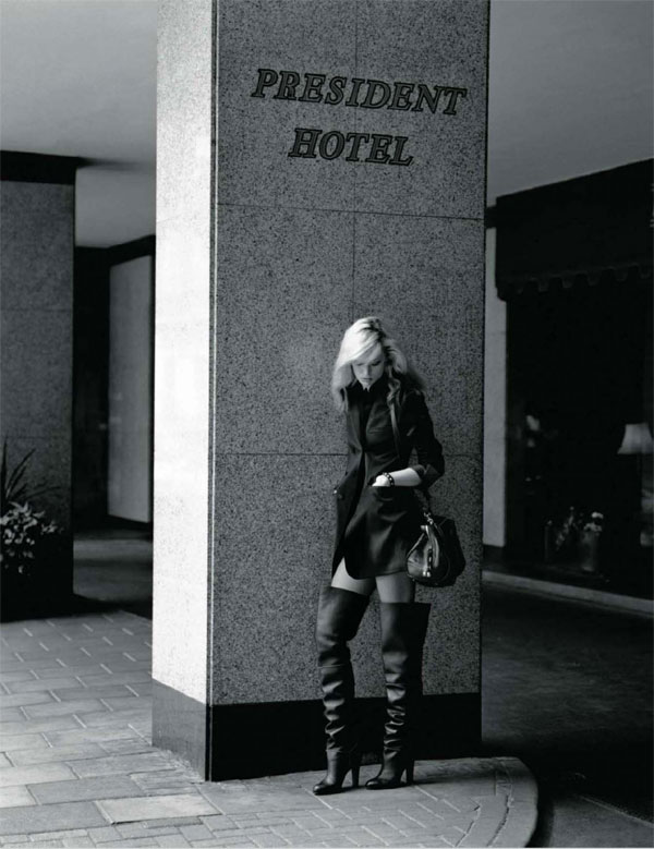Raquel Zimmermann as Deborah Harry for Vogue Paris September