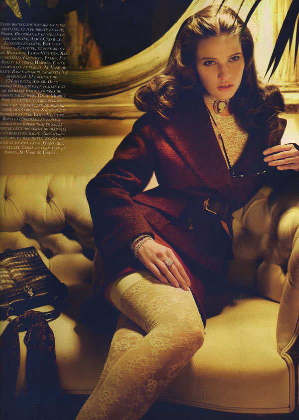 Lara Stone by Mert & Marcus for Vogue Paris September