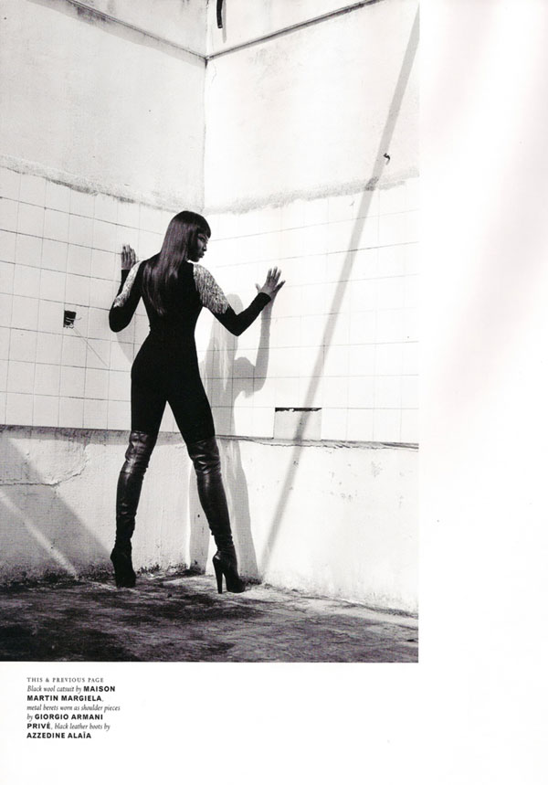 Naomi Campbell in Pop Magazine