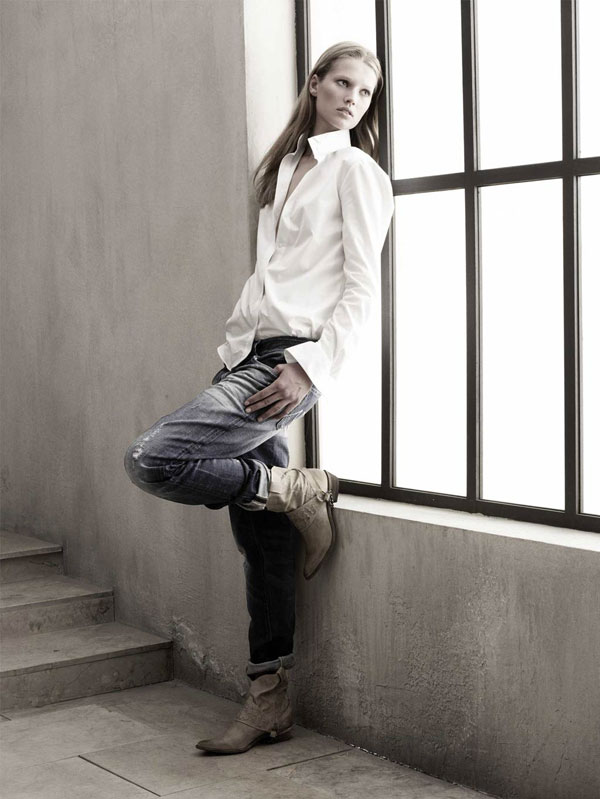 Campaign | Toni Garrn for Zara Fall 2009 by David Sims