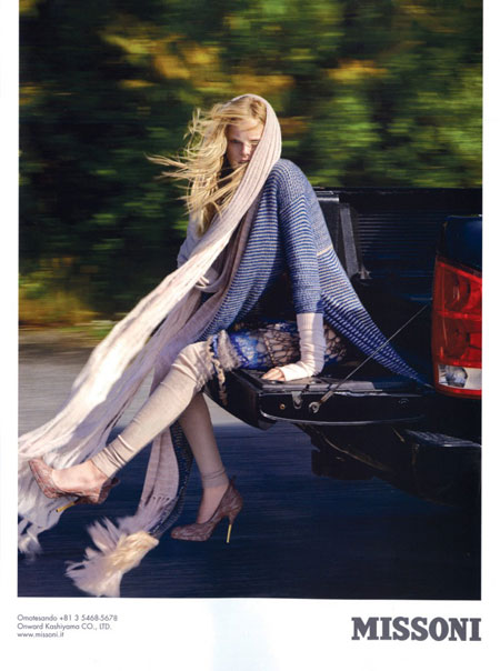 Campaign Preview | Missoni Fall 2009 by Ryan McGinley