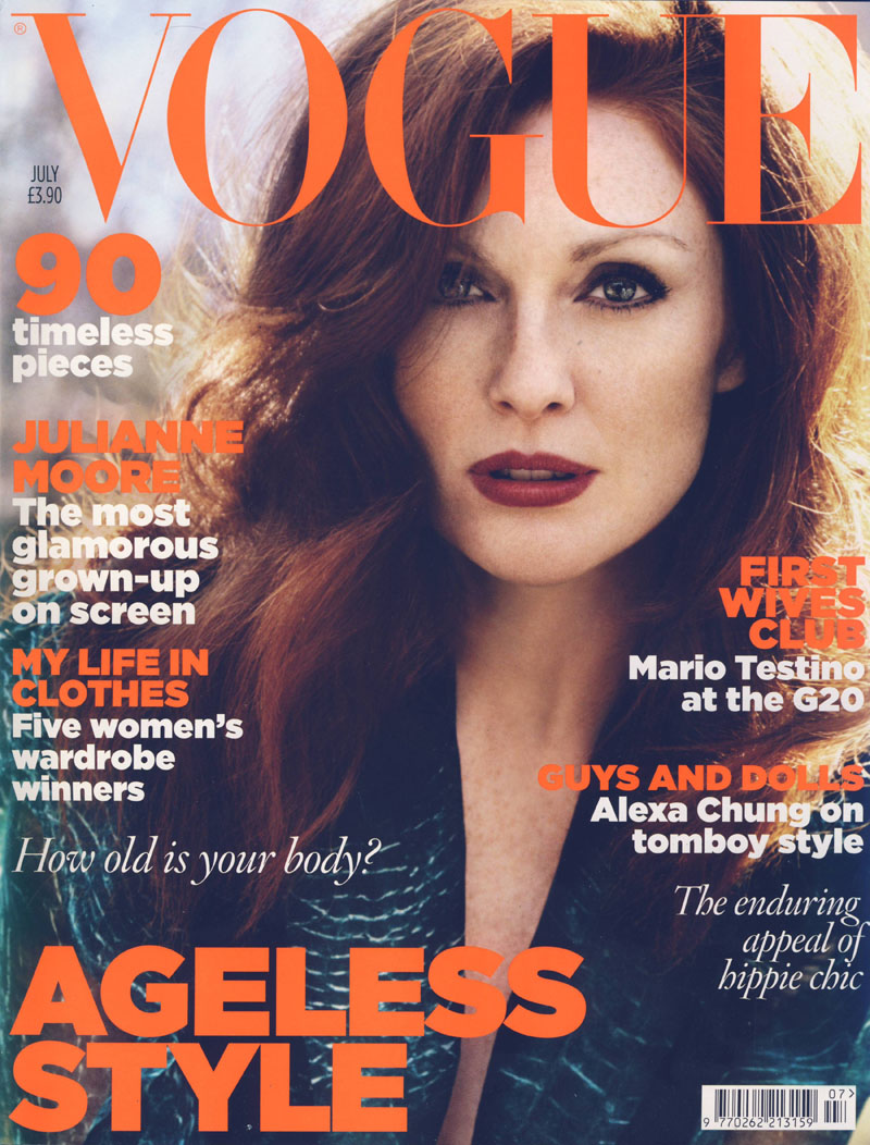 Julianne Moore for Vogue UK July
