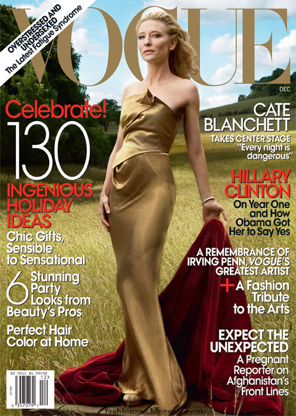 Cover | Cate Blanchett by Annie Leibovitz for Vogue US December '09