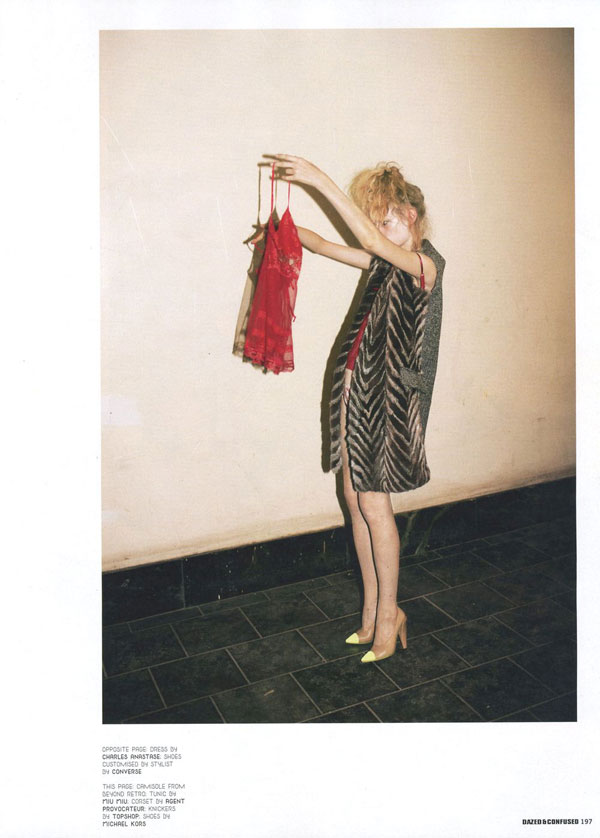 Hanne Gaby Odiele by Max Farago for Dazed & Confused