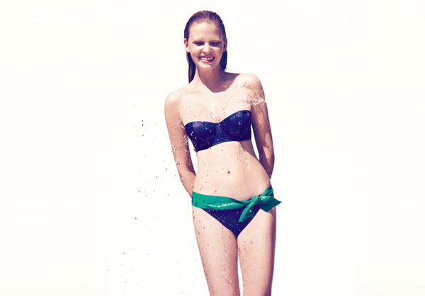 Campaign | Lara Stone for Eres Cruise 2010 by Camilla Akrans