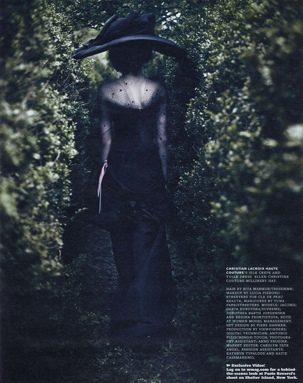 Dream Sequence by Paolo Roversi for W October