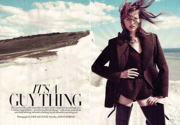 It's A Guy Thing | Bette Franke by Paola Kudacki for Bazaar UK