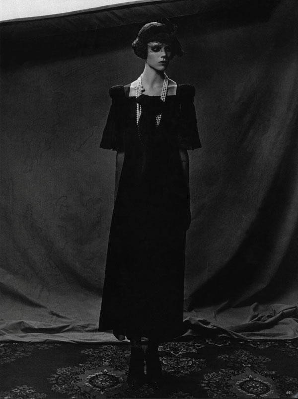 Freja Beha Erichsen by Karl Lagerfeld for Vogue Germany