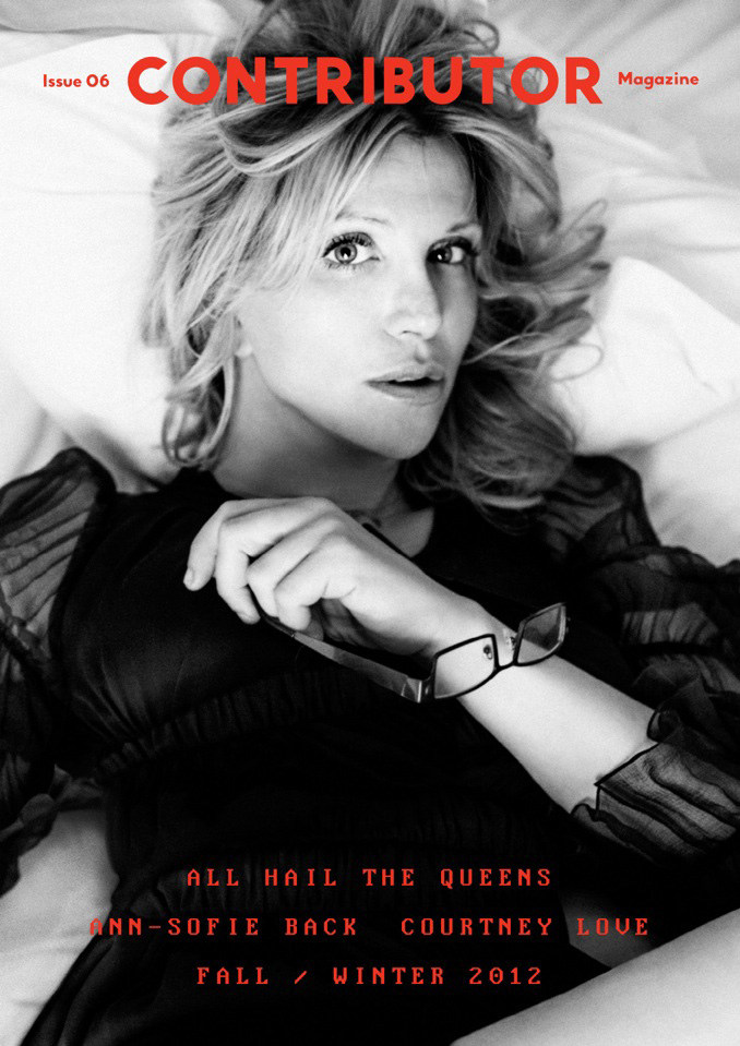 Courtney Love Shares Her Clothing Line for the Cover Story of Contributor Magazine #6