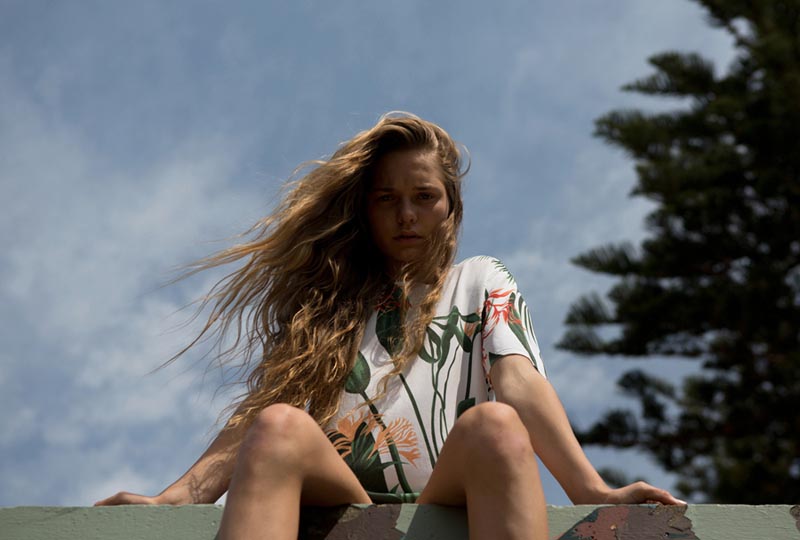 New Face Anna Laman Goes Beachside with Photographer Natalie Cottee