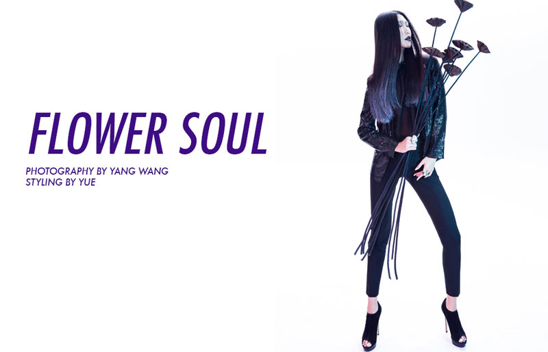Man Wang by Yang Wang in "Flower Soul" for Fashion Gone Rogue