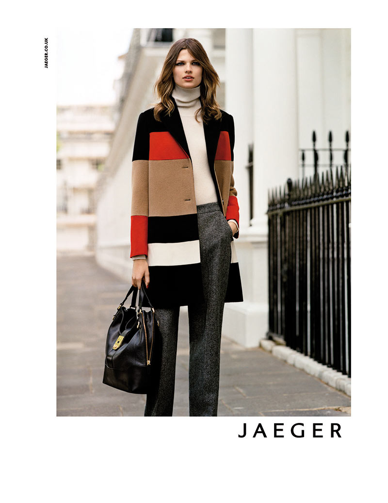 Bette Franke Fronts Jaeger's Fall 2012 Campaign by Alasdair McLellan