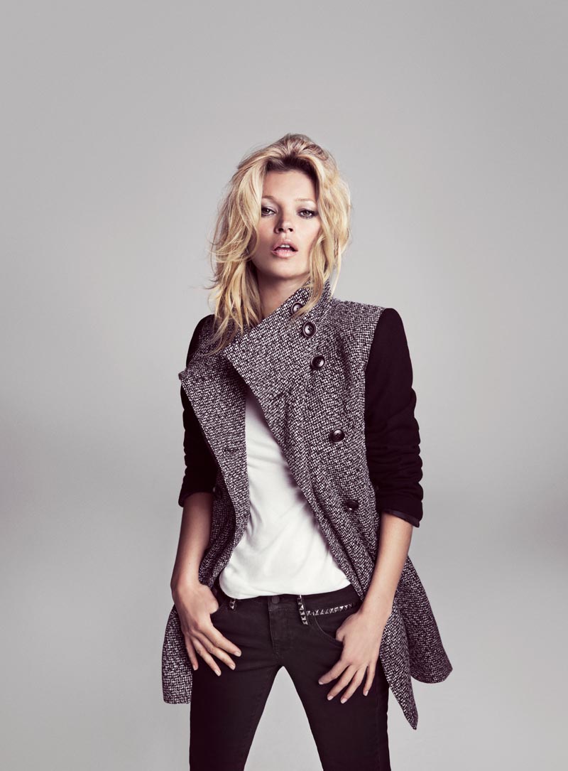 Kate Moss is On Trend for Mango's Winter 2012 Campaign by Inez & Vinoodh