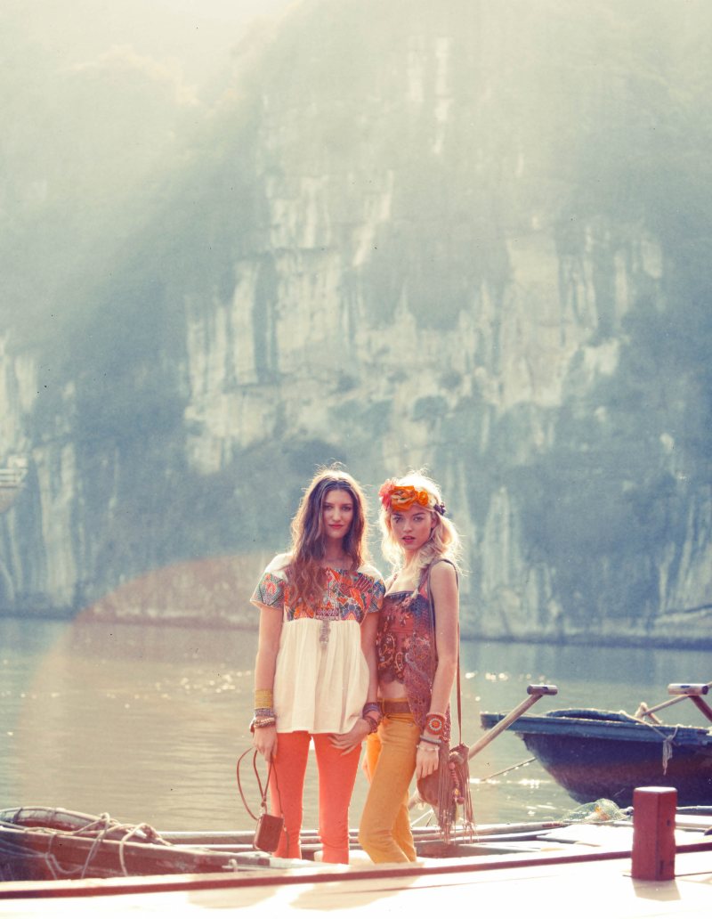 Martha Hunt & Michele Ouellet for Free People March Catalogue by Joshua Allen & Thomas Northcut